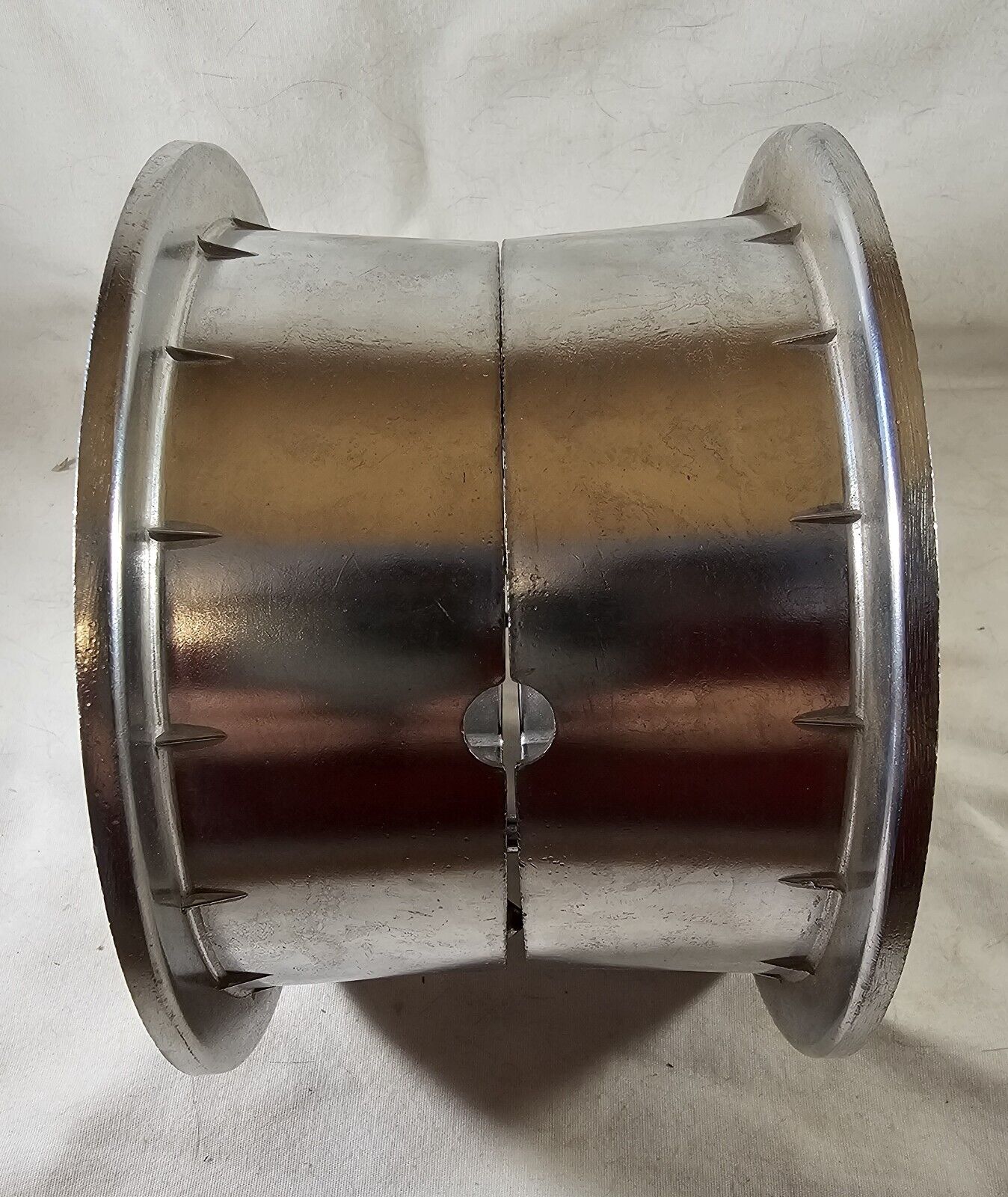 Wheel, 6" Aluminum Tri-Star Wheel for Stepped 1" Axle 4" Wide