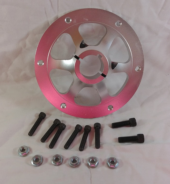 Rear Sprocket Hub, 1 1/4" Silver