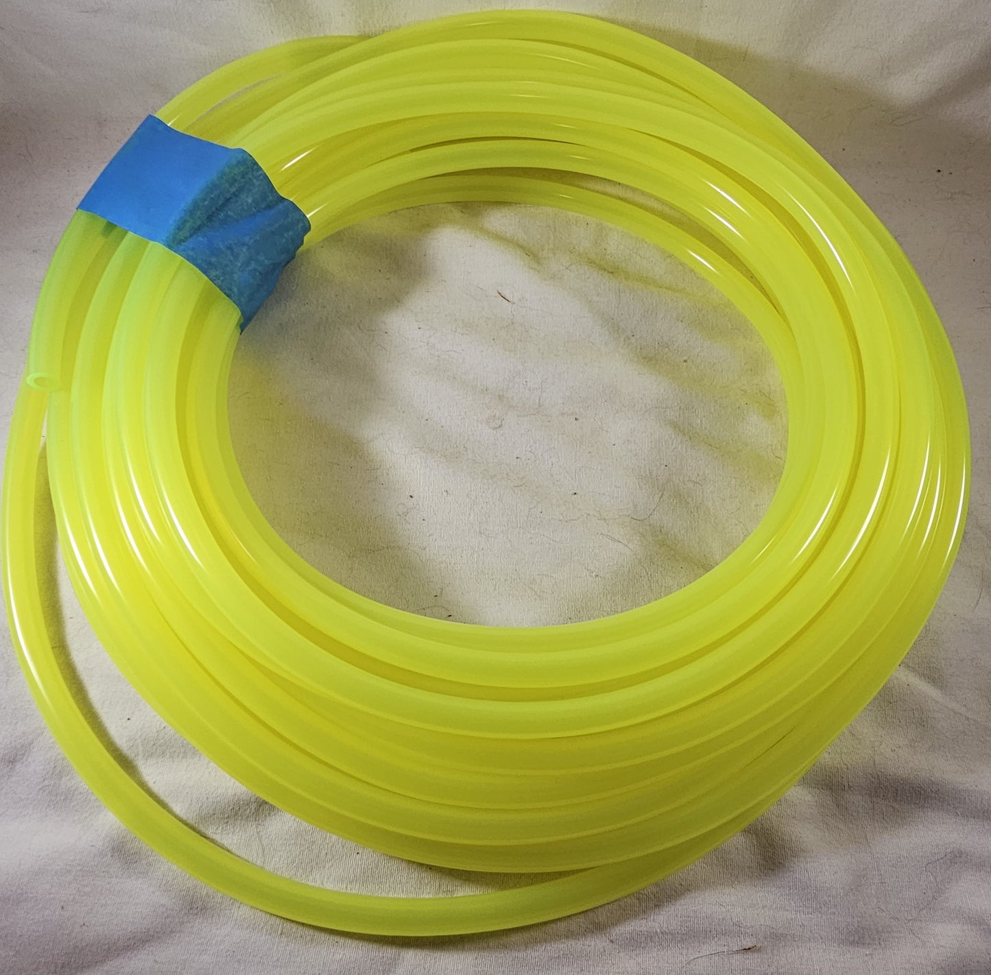 Fuel Line, Yellow, NON HARDENING, Made in USA, 10 FOOT