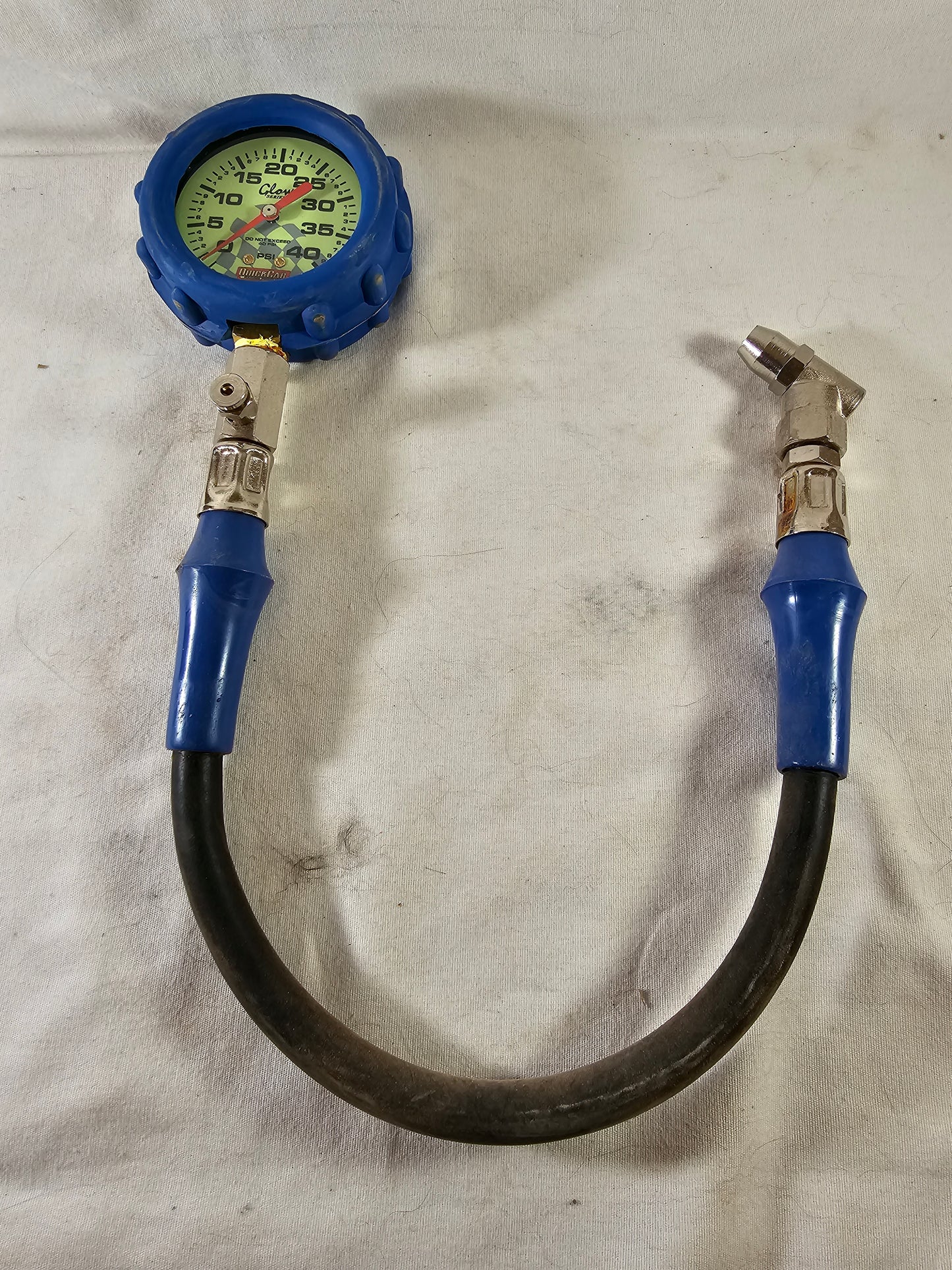 Quick Car Tire Gauge 0-40 PSI Glow Face