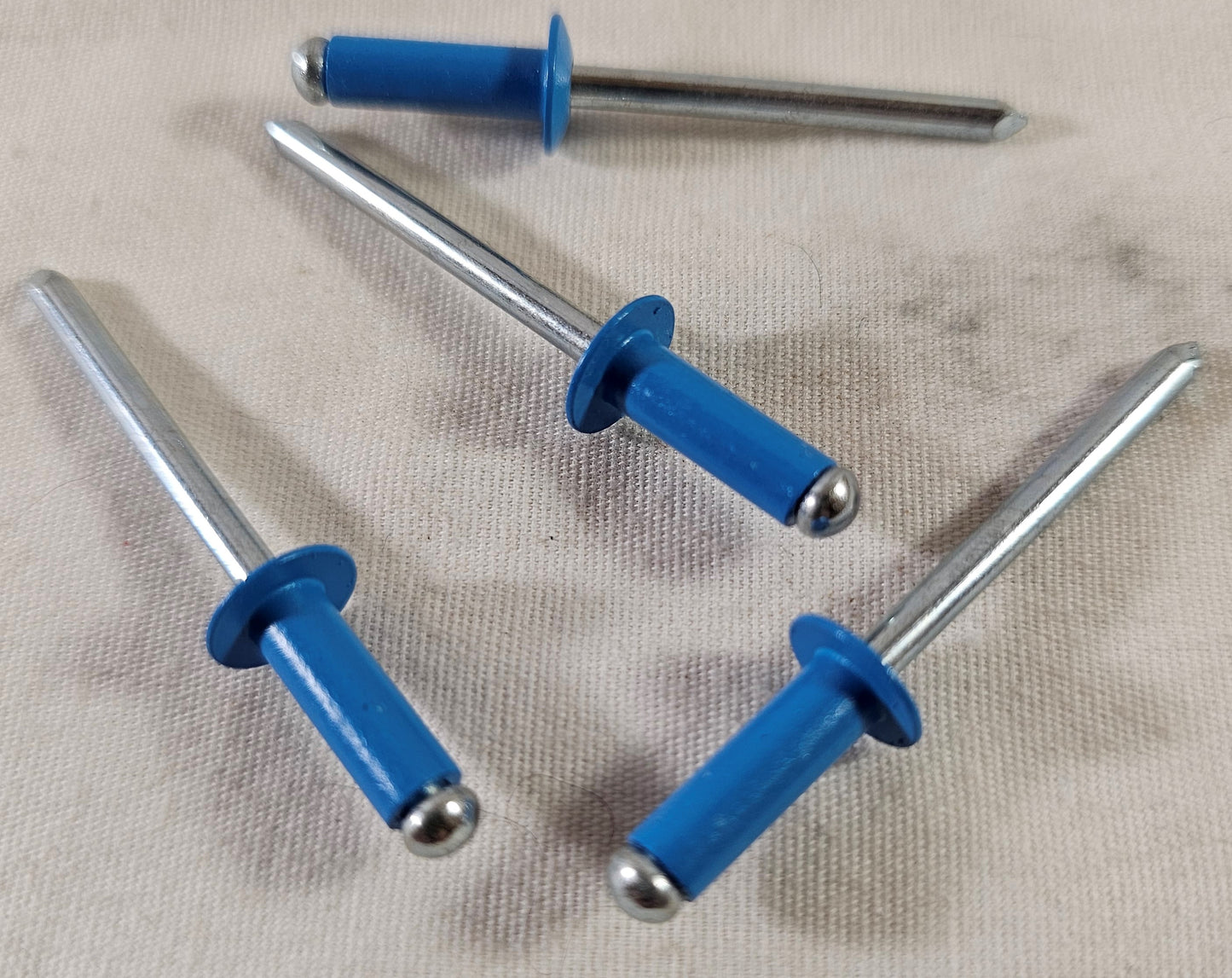 250 Aluminum 3/16" SMALL Rivets *PEPSI BLUE*