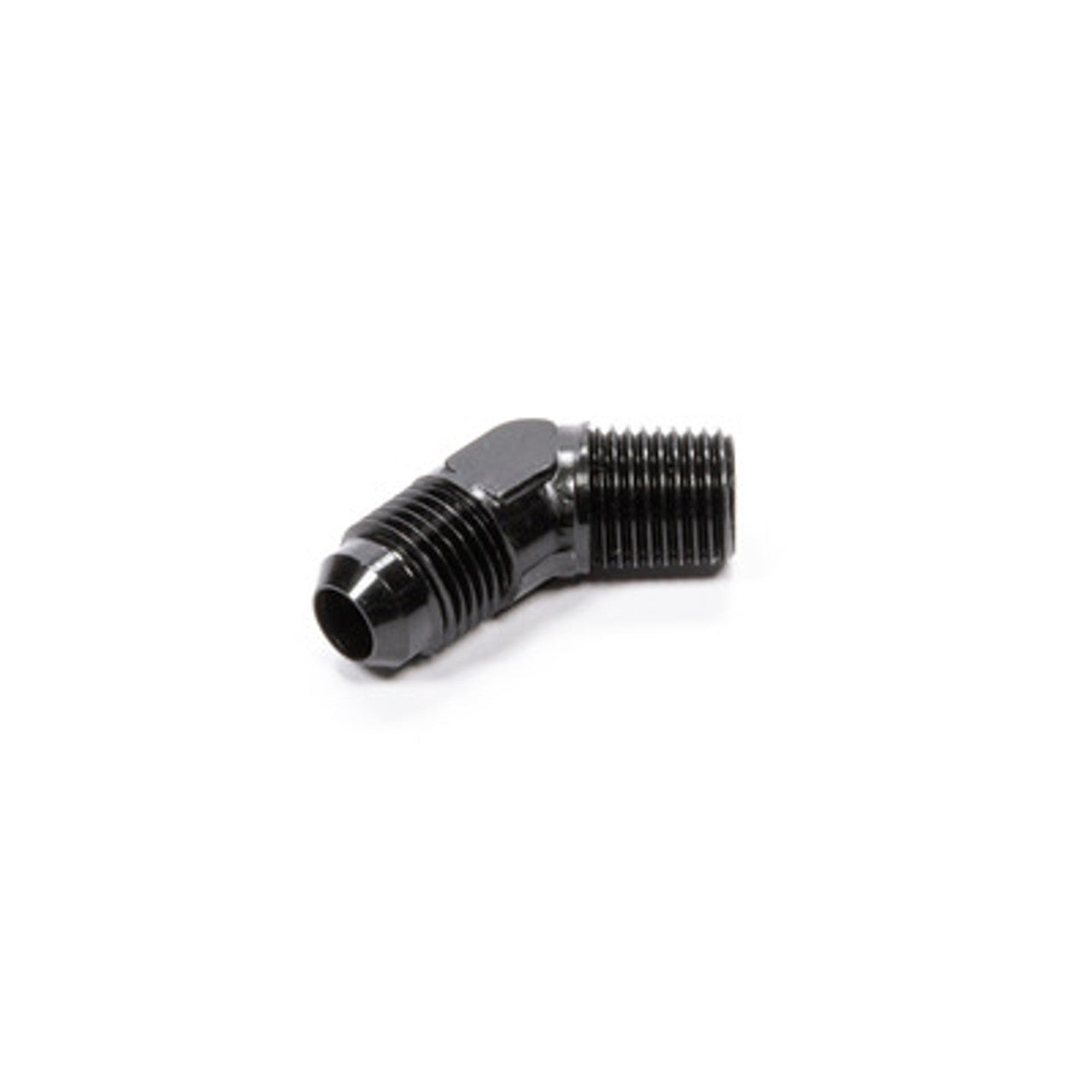 Fitting Adapter, 45 Degree, 3 AN Male to 1/8 in NPT Male, Black