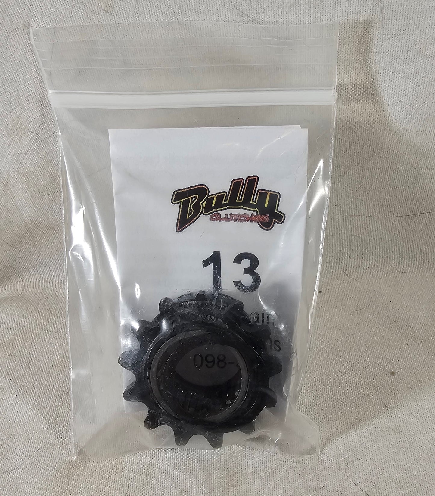 Clutch Driver, BULLY,13 Tooth, #35 chain