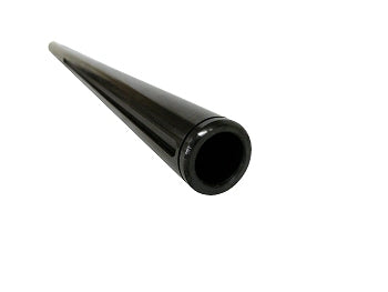 Axle, Steel, 1 1/4" x .250 Wall (Black)