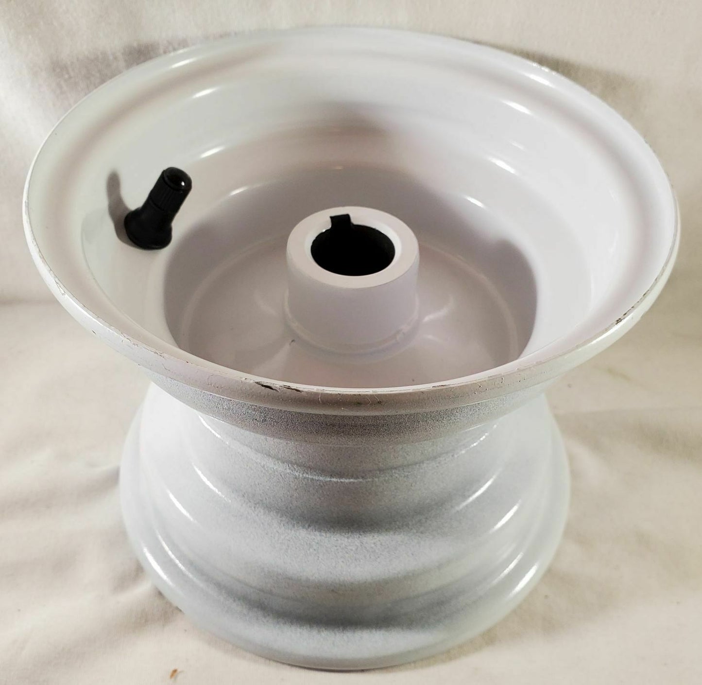 Wheel, Steel, 6" Diameter Live Axle, 1" Bore