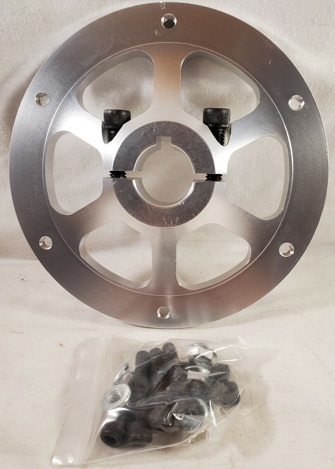 Rear Sprocket Hub, 1", Silver