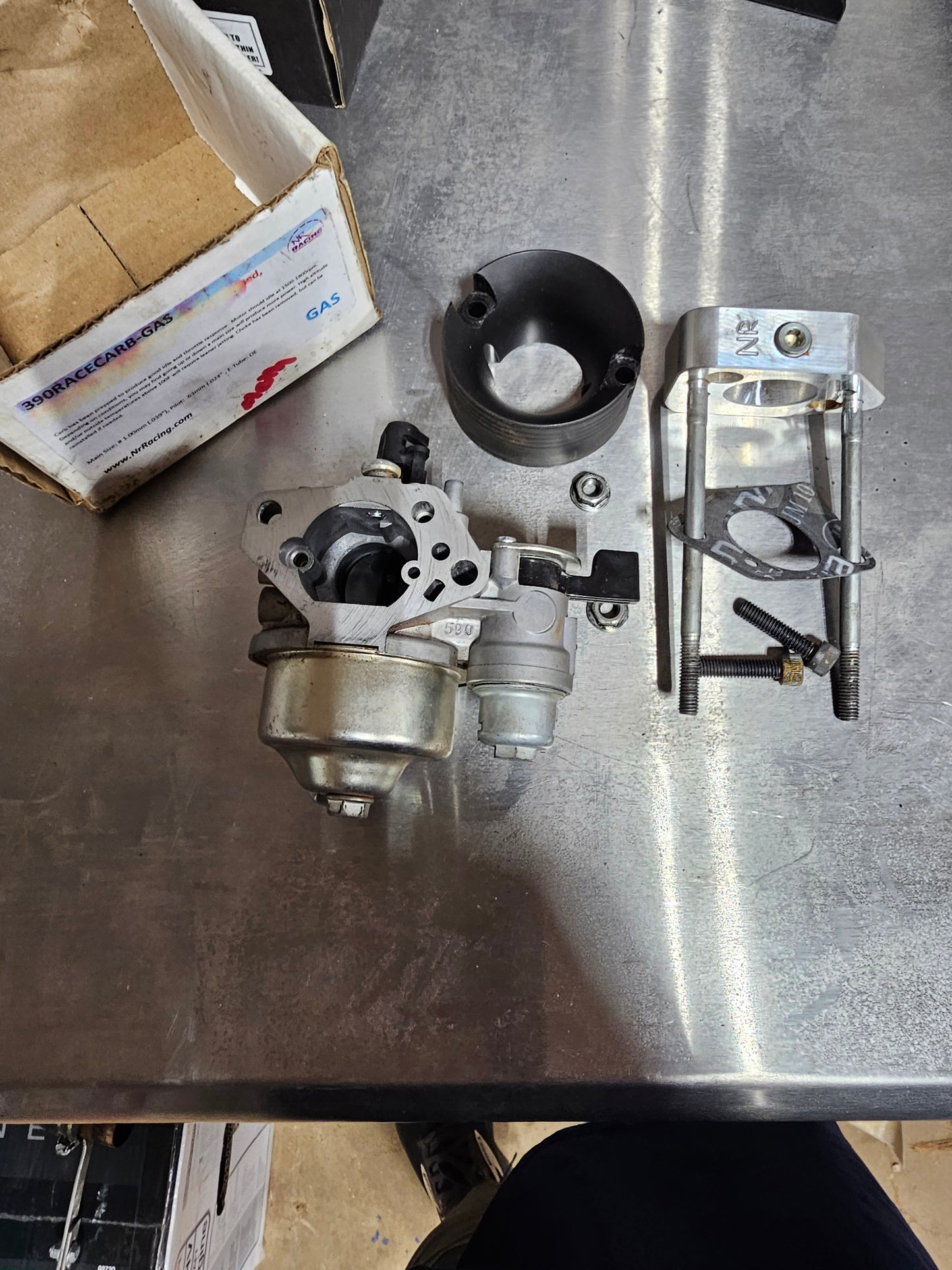 GX390 Carb, Stock Bore, Gas with Adapter Kit