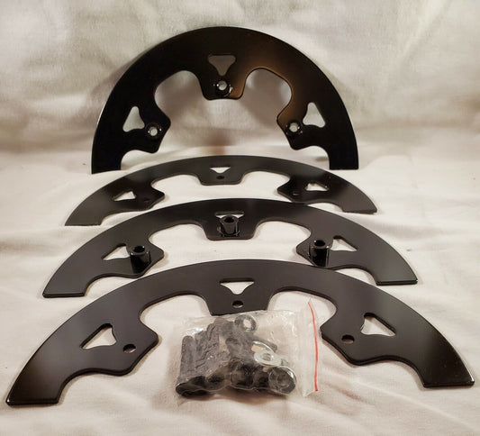 SPROCKET GUARD Black Anodized, 9" ALUMINUM