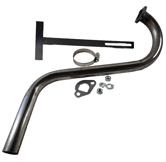 HEADER EXHAUST PIPE, COLEMAN 200 / MEGA MOTO 212 with Support