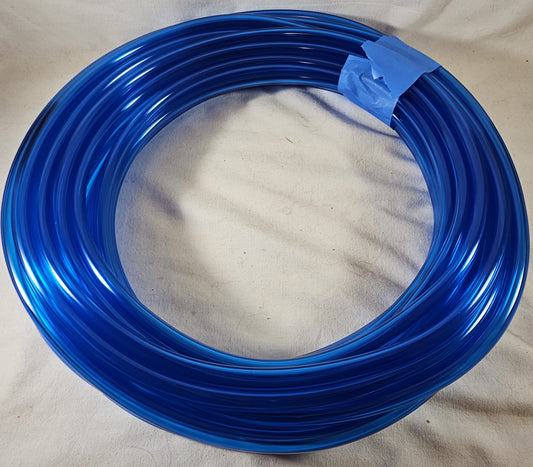 Fuel Line, BLUE, NON HARDENING, Made in USA, 10 FOOT