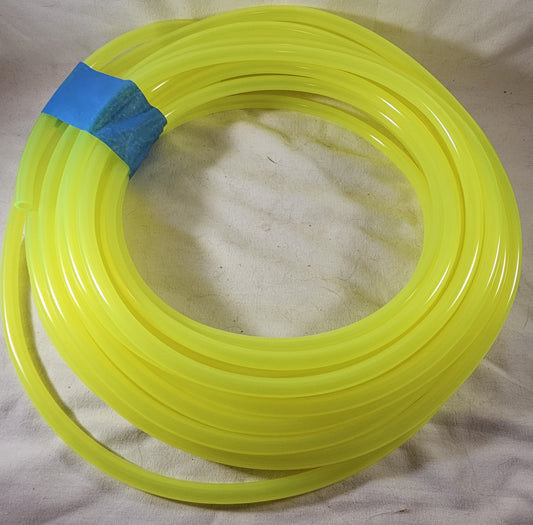 Fuel Line, Yellow, NON HARDENING, Made in USA, 10 FOOT