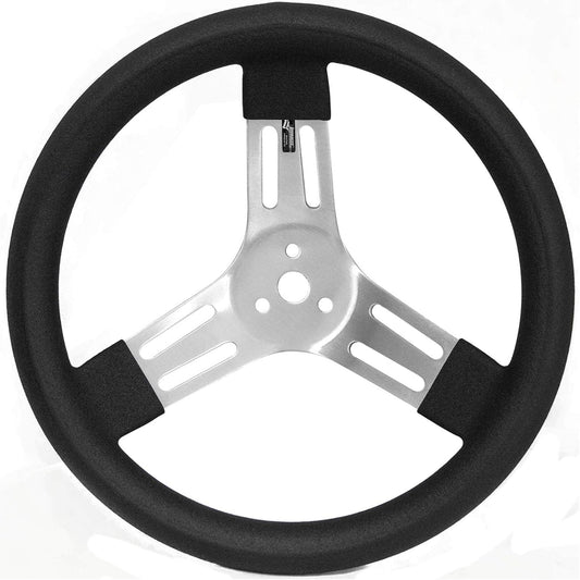 Steering Wheel, 13" Aluminum, Dished