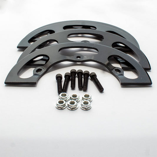 SPROCKET GUARD, Pit Parts, Black Anodized, 9" ALUMINUM