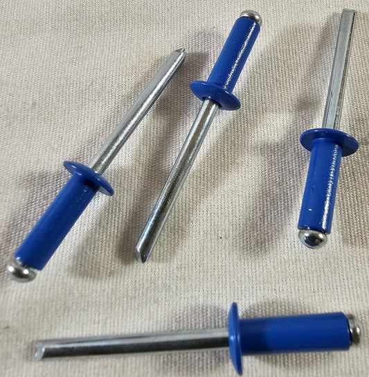 250 Aluminum 3/16" SMALL Rivets *CHEVRON BLUE*