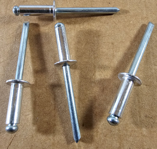 Aluminum 3/16" SMALL Rivets *MILL FINISH* QTY 250