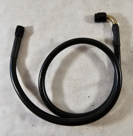 Brake Line, Black Coated, 24"