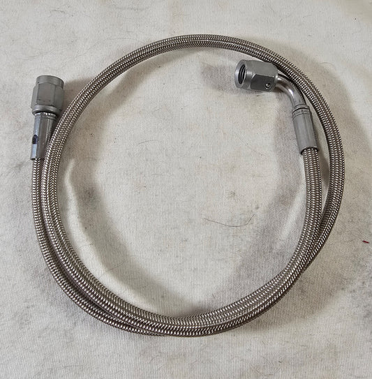 Brake Line, Steel Braided, 24"