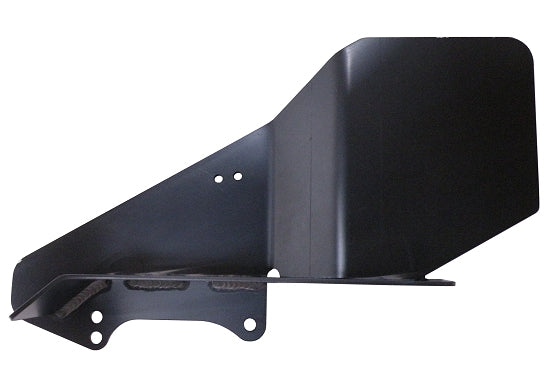 Clutch/Chain Guard, 7" Tall w/ Header Shield BLACK