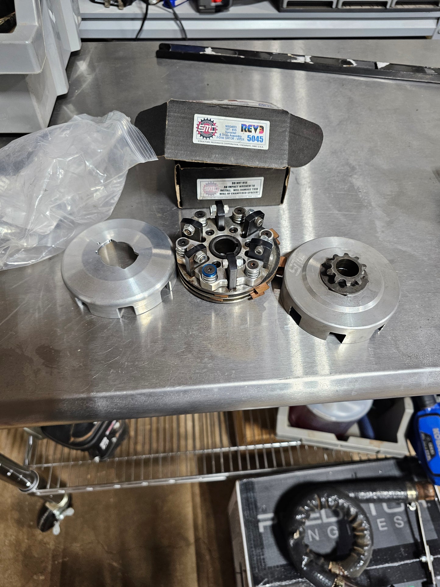 Viper 2Disc Clutch, Stock Drum plus 10 tooth SMC Conversion