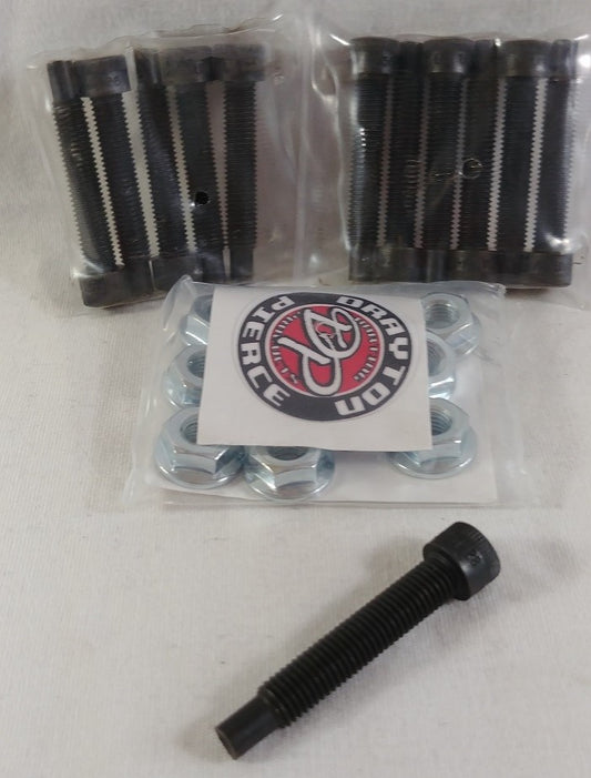 Wheel Stud Kit with Reduced End (12), 1/4"